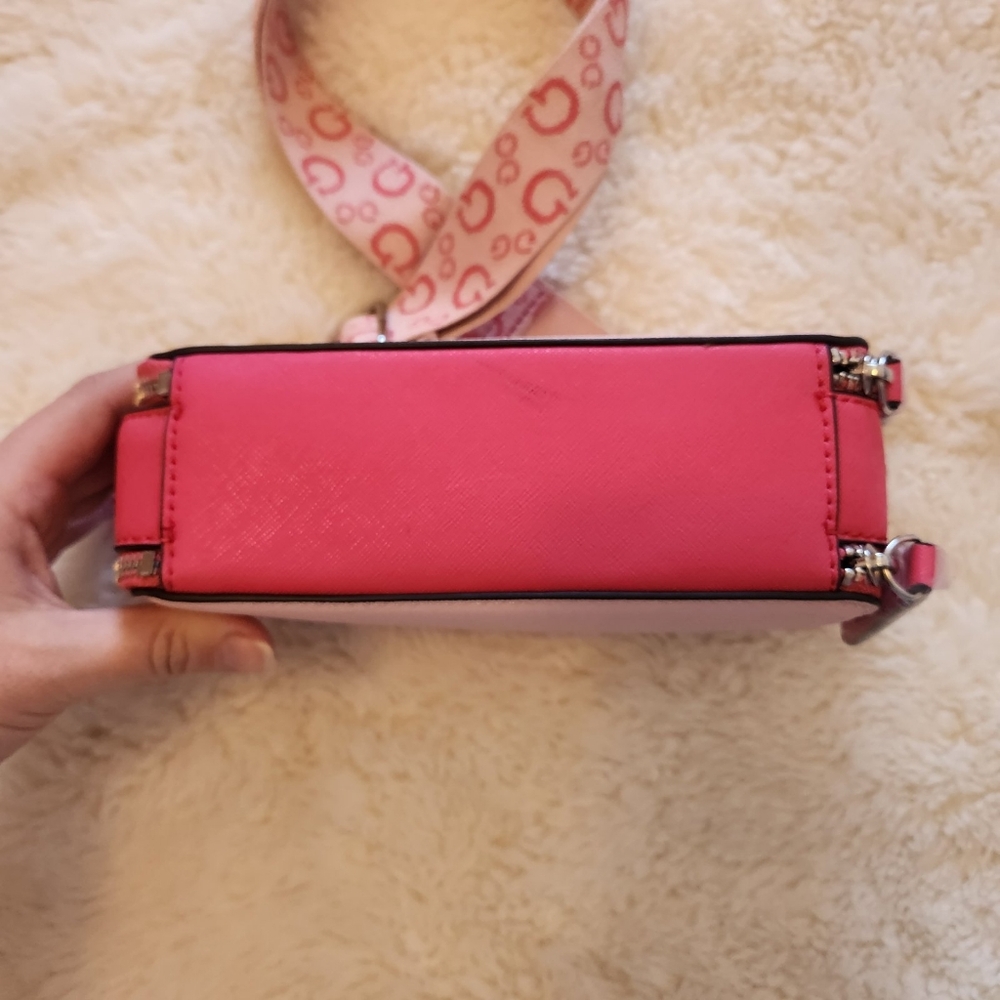 GUESS Charlestown Mini Crossbody Bag SF901970 Powder Pink NWT - Picture 7 of 11